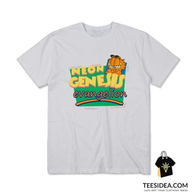 Neon Genesis Evangelion Garfield T-Shirt - Teesidea.com